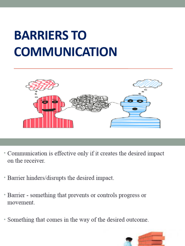 Overcoming Communication Barriers | PDF | Communication | Nonverbal ...