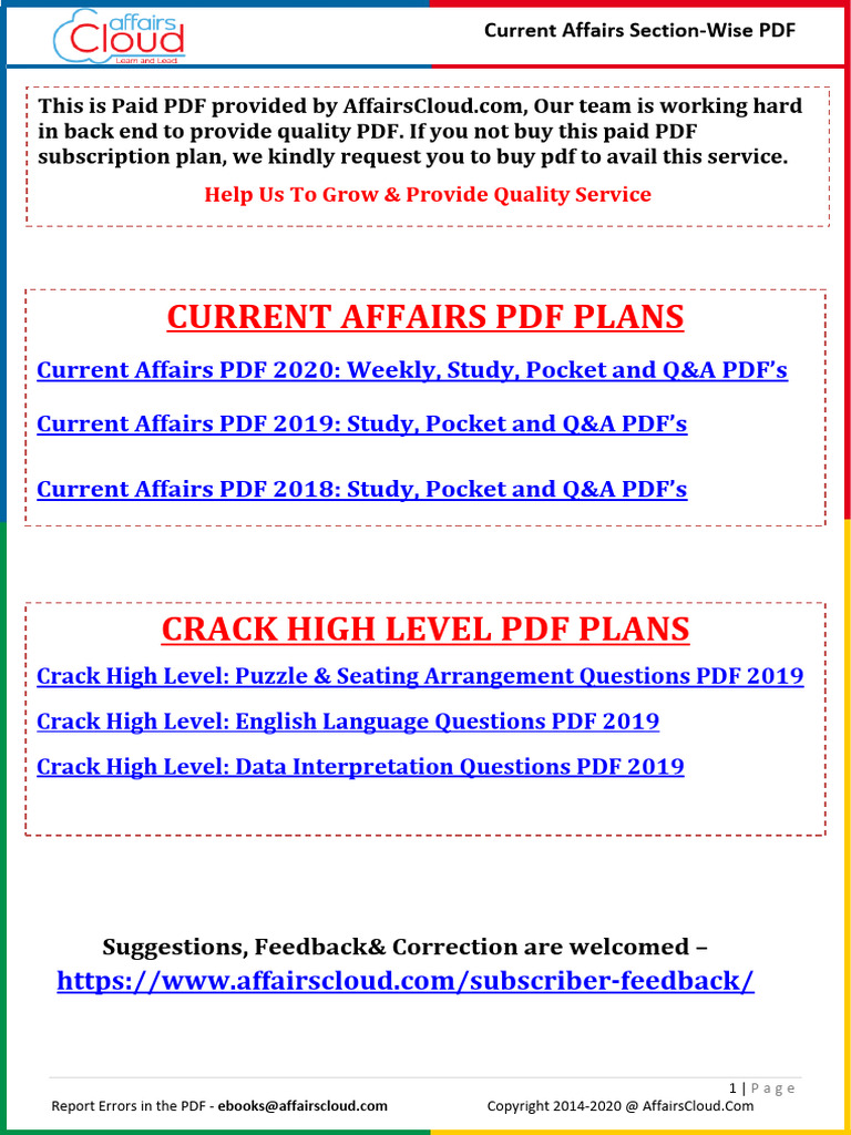 2020 books authors by affairscloud pdf