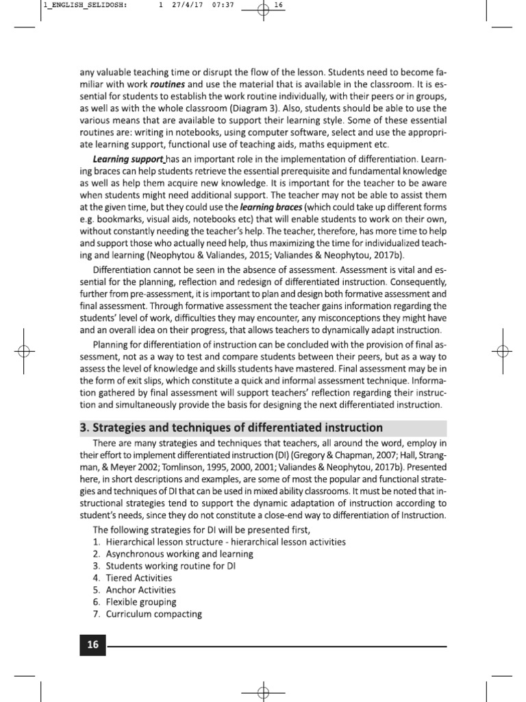 Differentiated Learning Pdf