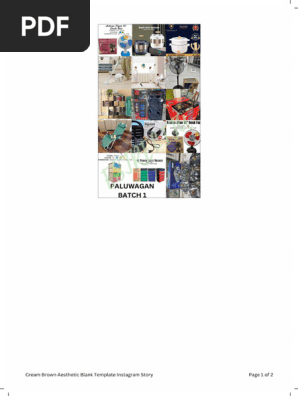 Cream Brown Aesthetic Blank Template Instagram Story (1)