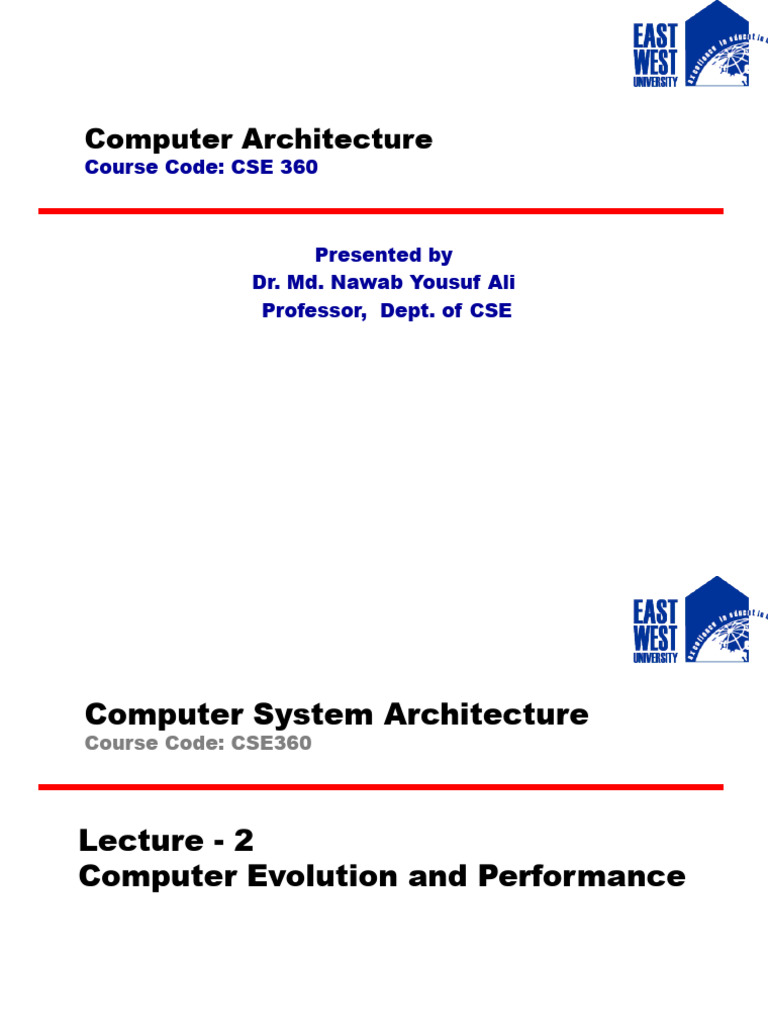 02 - Computer Evolution and Performance | PDF | Central Processing Unit ...