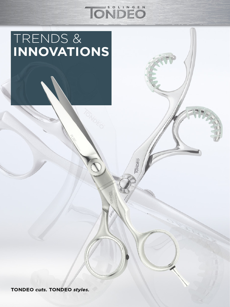 Tondeo: Masterpieces for Hairdressers | PDF | Scissors | Razor