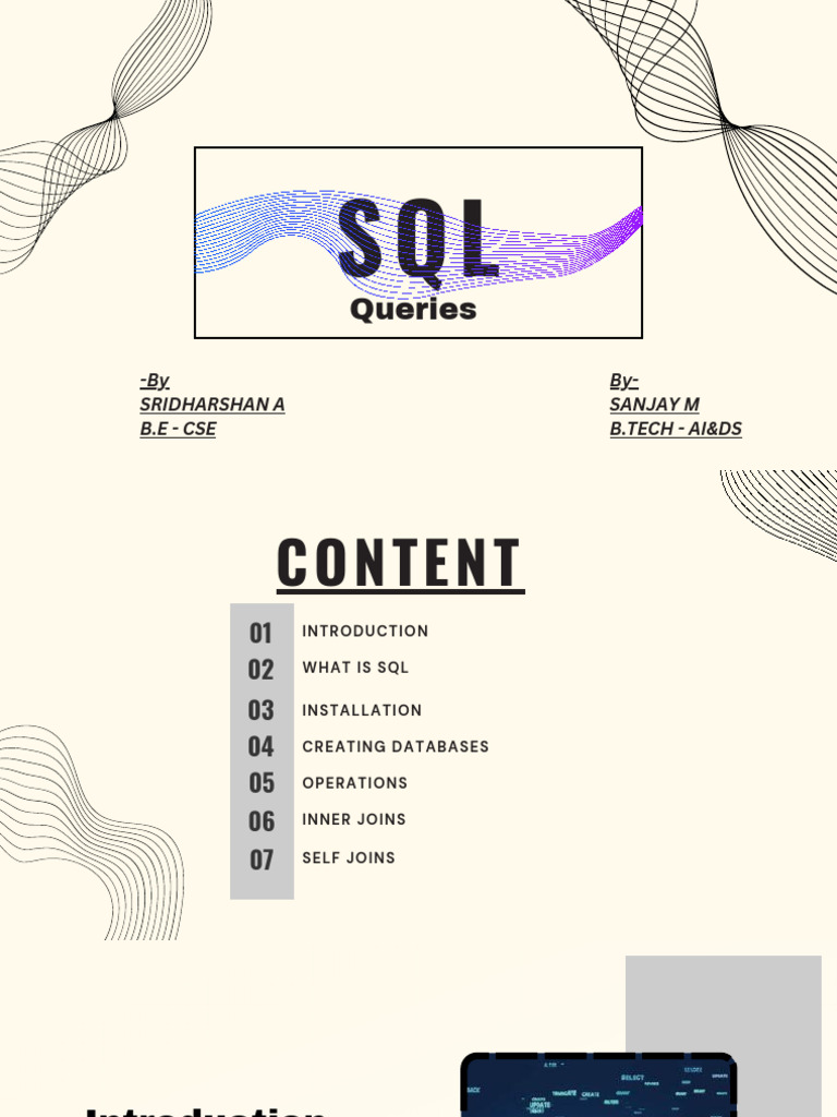 SQL Basics: Commands and Joins Guide | PDF | Business | Technology ...