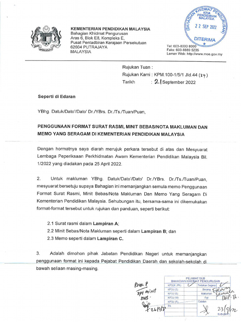 Slot 2 Penggunaan Format Surat Rasmi Pdf