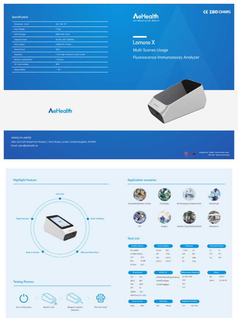 Lamuno X Brochure V7.0 | PDF | Medical Specialties | Clinical Medicine