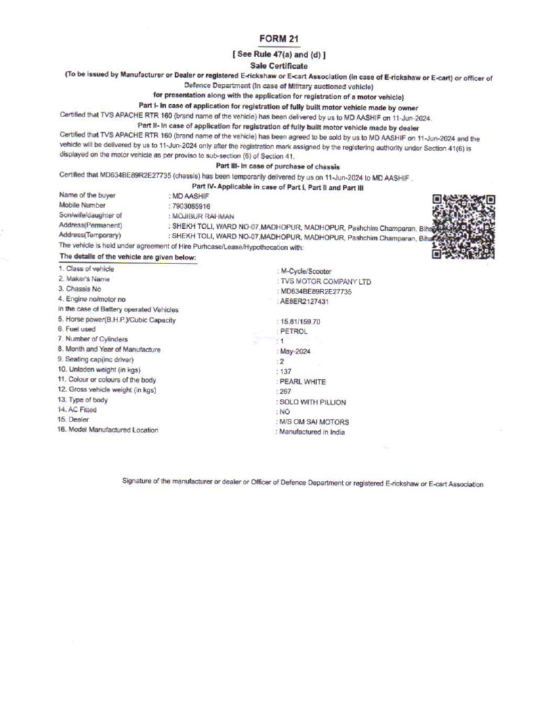 Form 21 | PDF