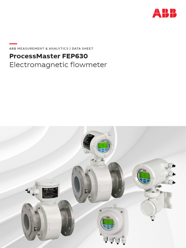 DS - Fep630-En - C | PDF | Flow Measurement | Electromagnetic Induction