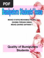 Download W14 - Bumiputera Students Issues by Razman Ramle SN74694784 doc pdf