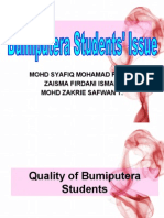 W14 - Bumiputera Students Issues