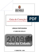 Guia de Correção Com PROVA - LP - 4º ANO Revisado