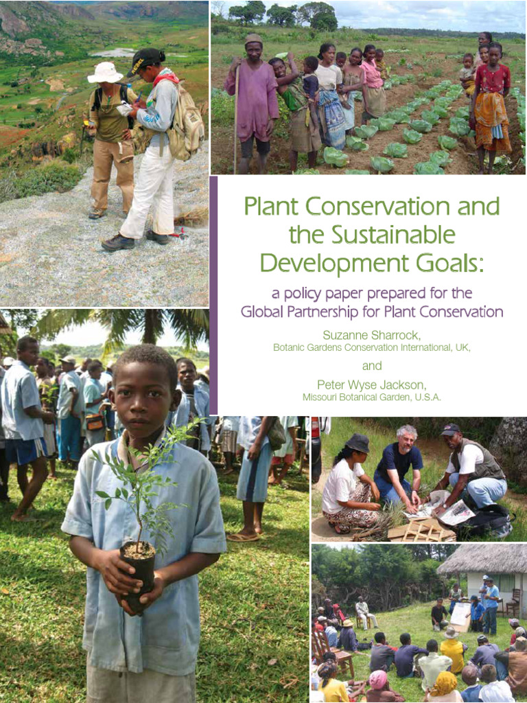Plant Conservation and The Sustainable Development Goals | PDF ...