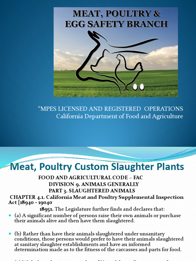Licensed and Registered Operations | PDF | Animal Slaughter ...