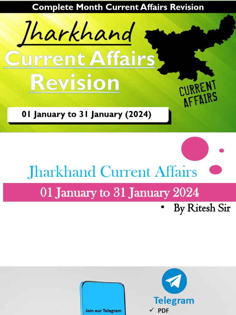 01 January To 31 January 2024 Current Affairs | PDF