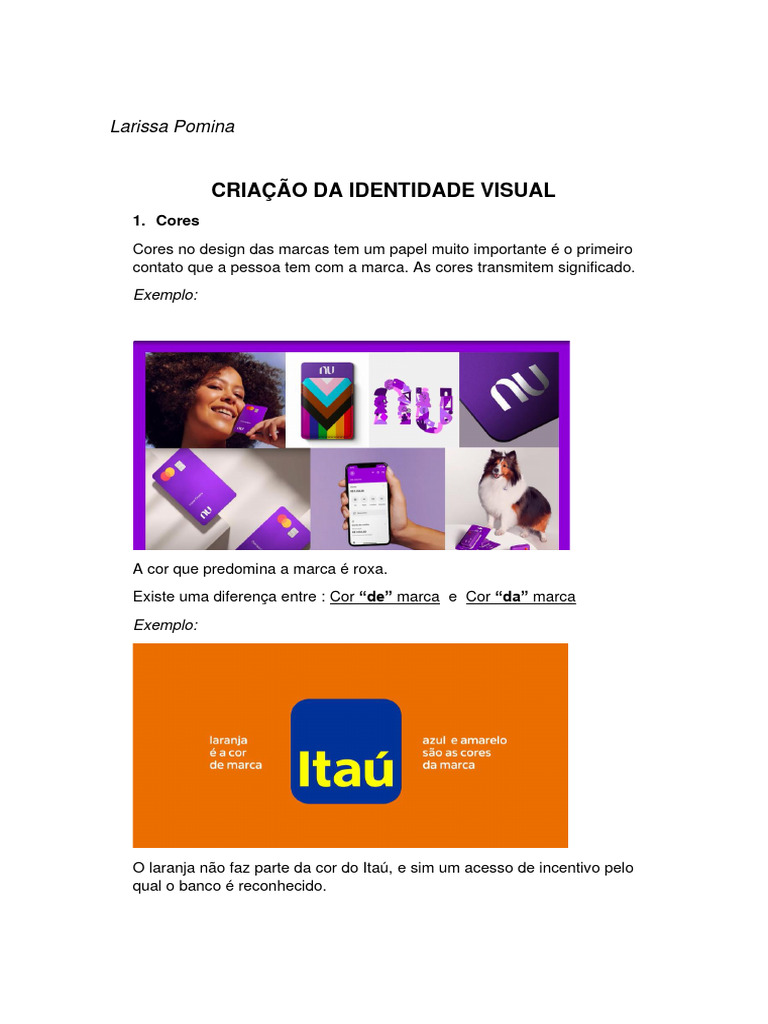 Criação de Identidade Visual | PDF | Cor | Marca