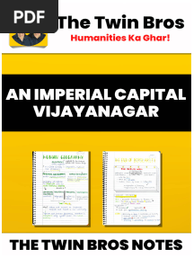 An Imperial Capital - Vijayanagara Notes by The Twin Bros
