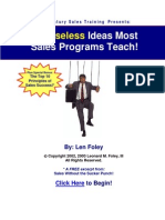 6 Useless Ideas Most Sales Programs Teach