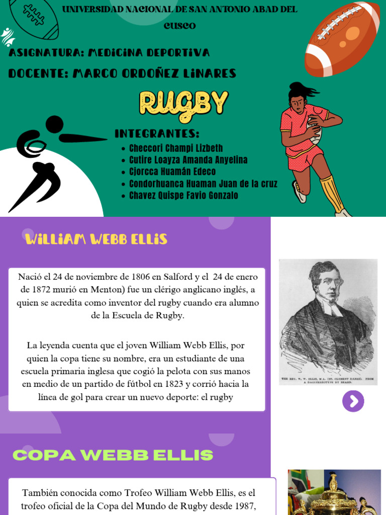 Historia y Elementos del Rugby | PDF | Fútbol rugby | Juegos de pelota