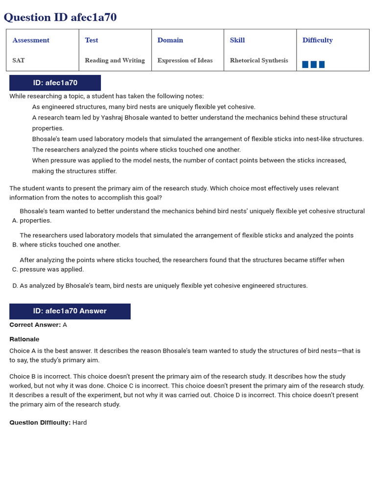 SAT R&W Expression | PDF | Theory | Coast