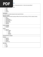 Language and Structure Techniques Guide | PDF | Adjective | Verb