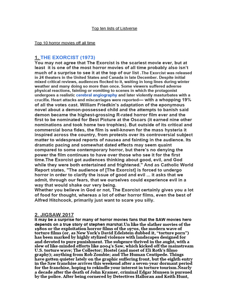 Listverse | PDF | Count Dracula | Mina Harker