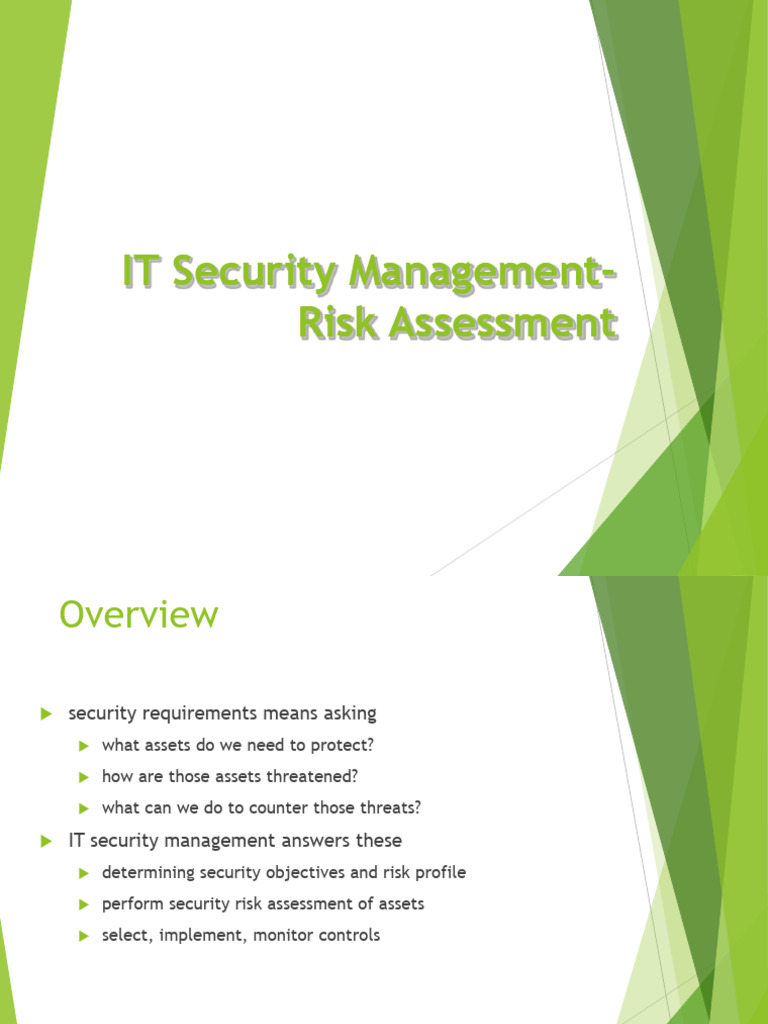 Risk Management | PDF | Information Security | Risk