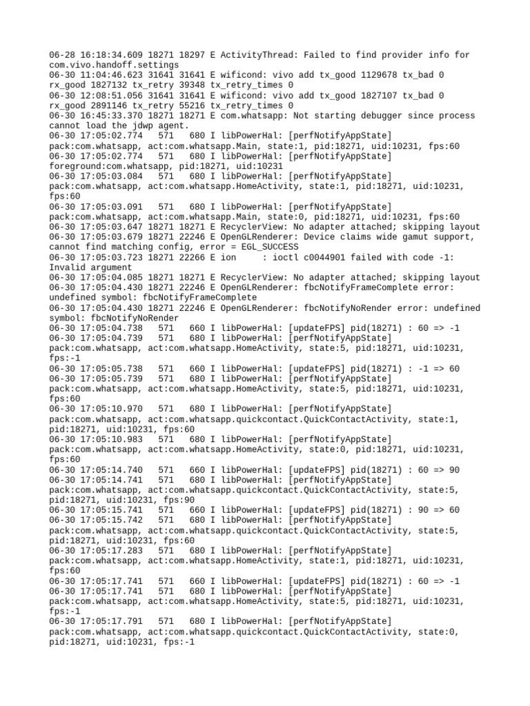 WhatsApp Debugging and SQLite Errors | PDF | Computer Programming ...