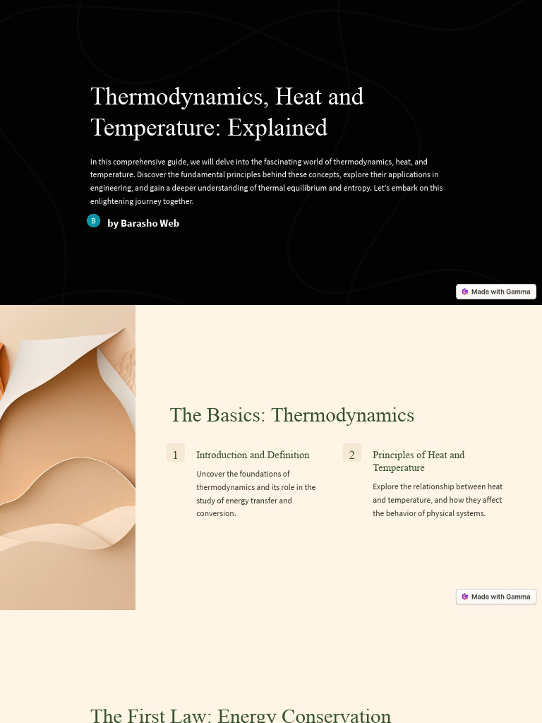 WHAT IS HEAT AND THERMODYNAMICS visual data 5