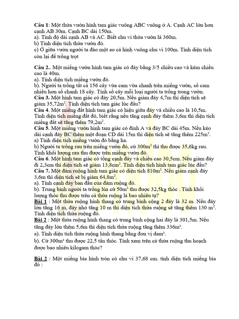 Bai Toan HHCN-HLP | PDF