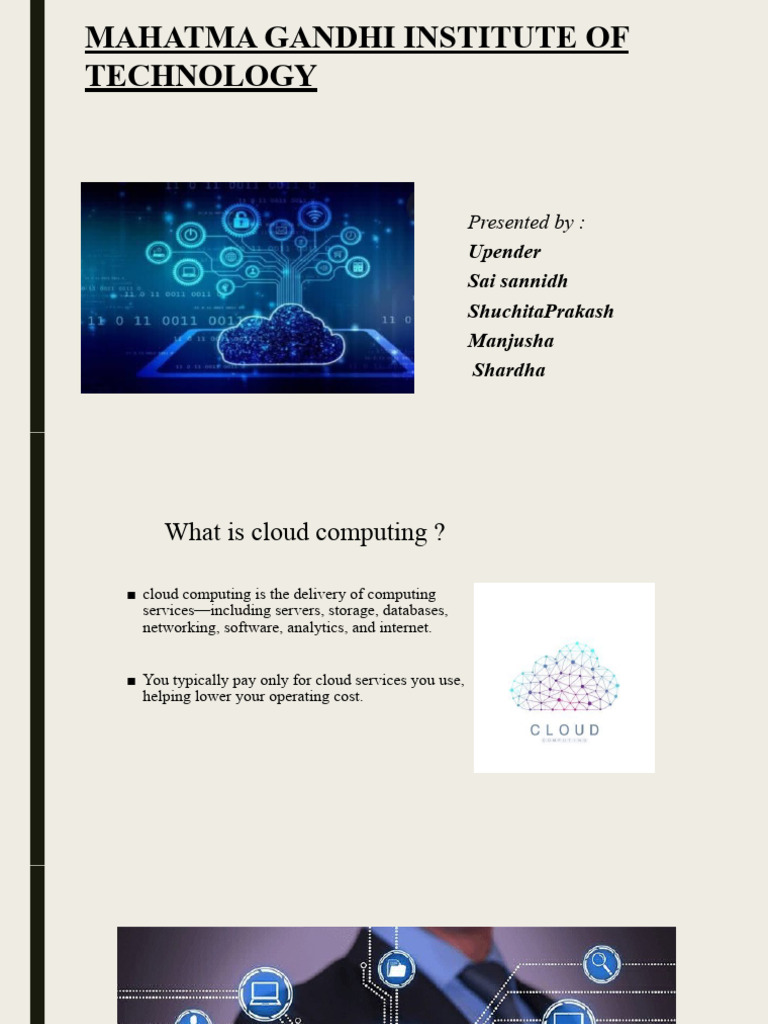 Understanding Cloud Computing Basics | PDF | Cloud Computing | Software ...