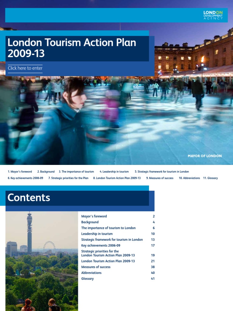 london tourism action plan