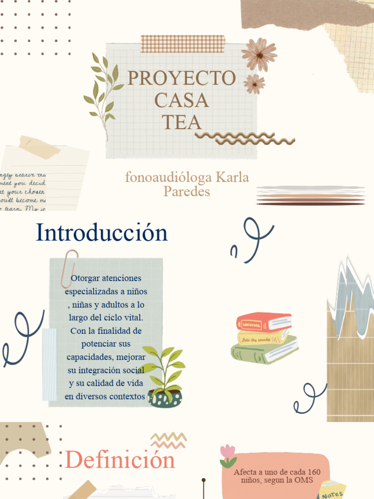 Proyecto Casa TEA | PDF | Espectro autista | Ciencias del comportamiento