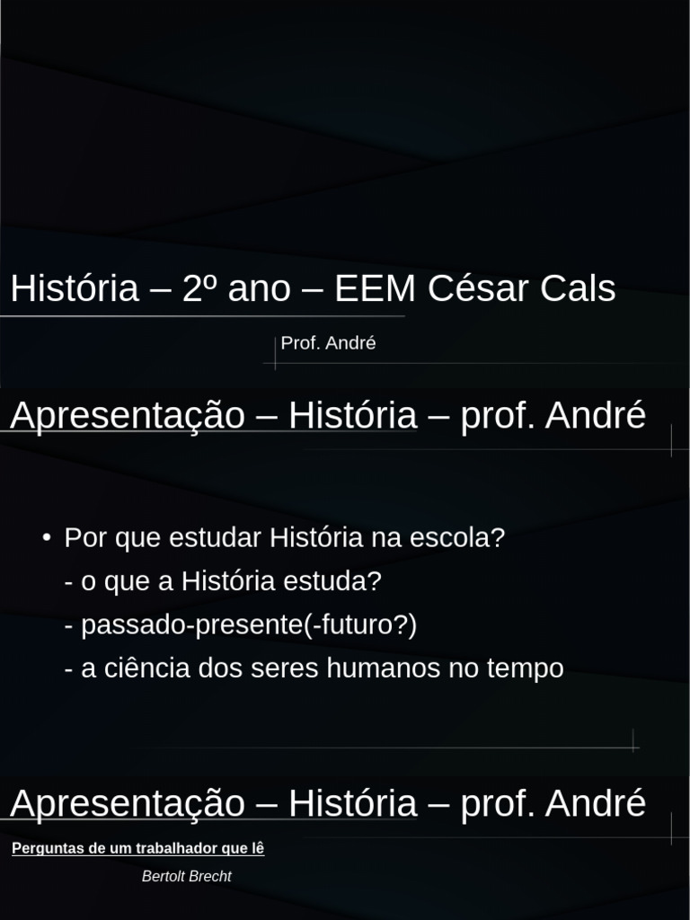 Importância do Estudo da História | PDF
