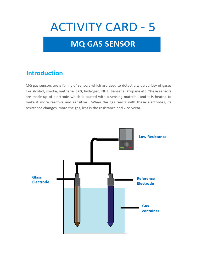 ActivityCard5 GasSensor | PDF | Arduino | Gases