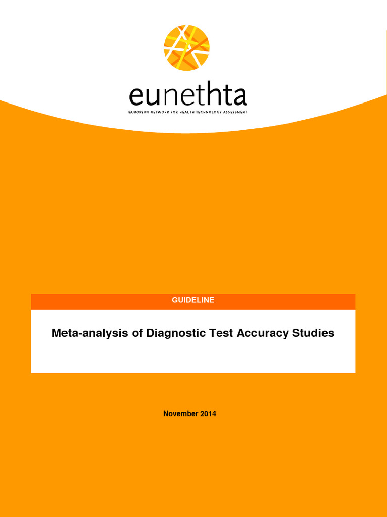 EUnetHTA Guidelines on Diagnostic Accuracy | PDF | Sensitivity And ...