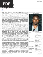 Kanye West - Wikipedia | PDF | Kanye West | African American Music
