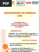 Download Cuestionario de Normas Apa by Susana Bula SN74703632 doc pdf
