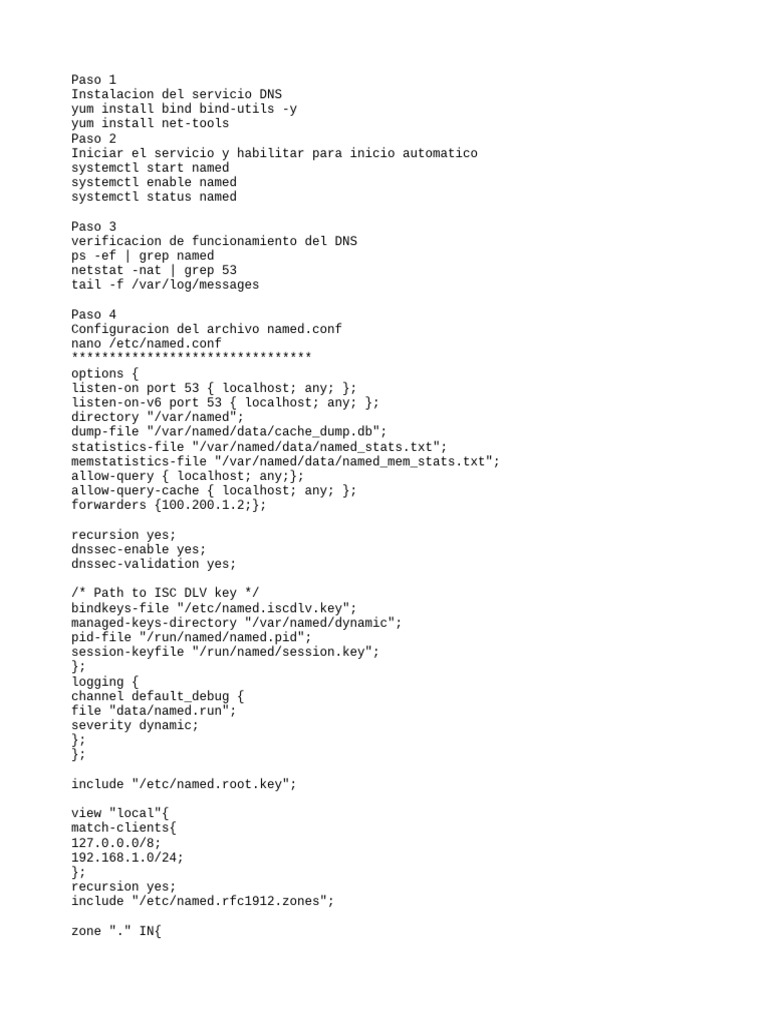 Configuración de DNS en Linux | PDF | Internet Standards | Directories