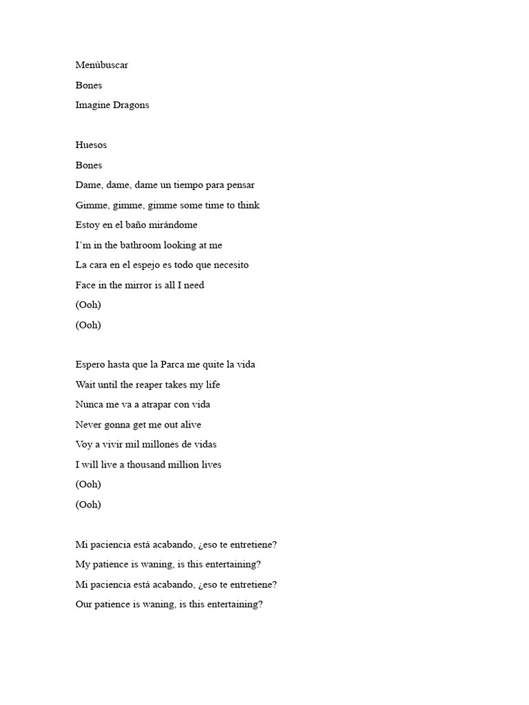 Letra de Borne | PDF | Grabación de sonido | Música grabada