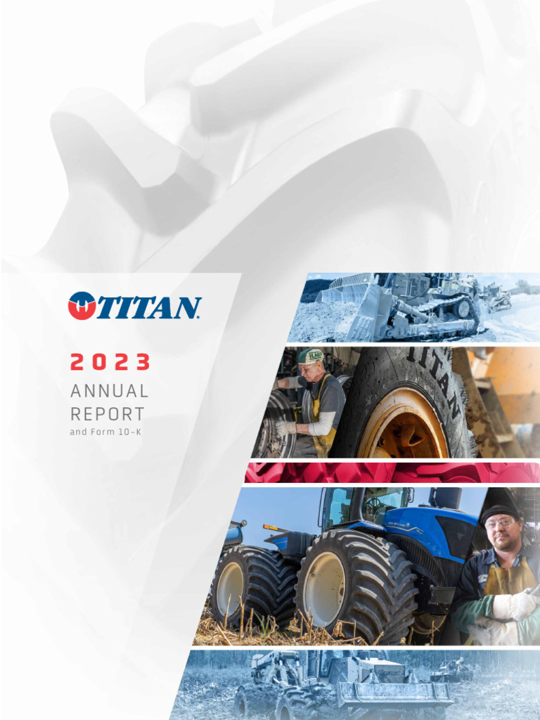 Titan 2023 Annual Report Pdf Mergers And Acquisitions Tire