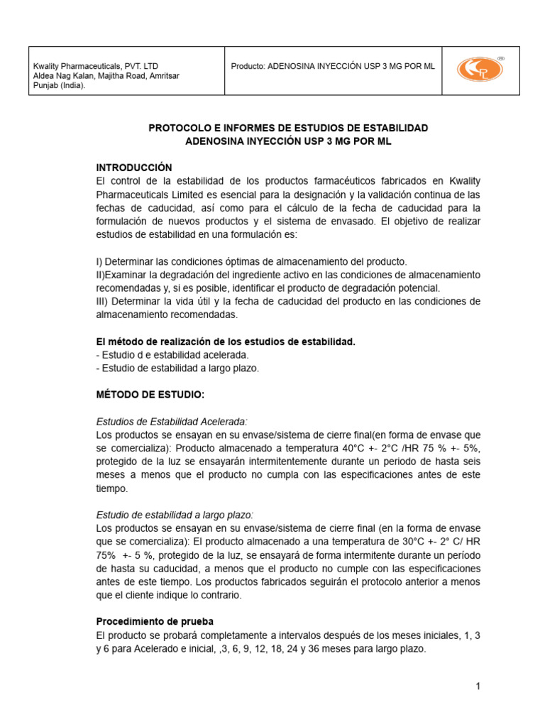 Estudios de Estabilidad | PDF | Lentes | Agua