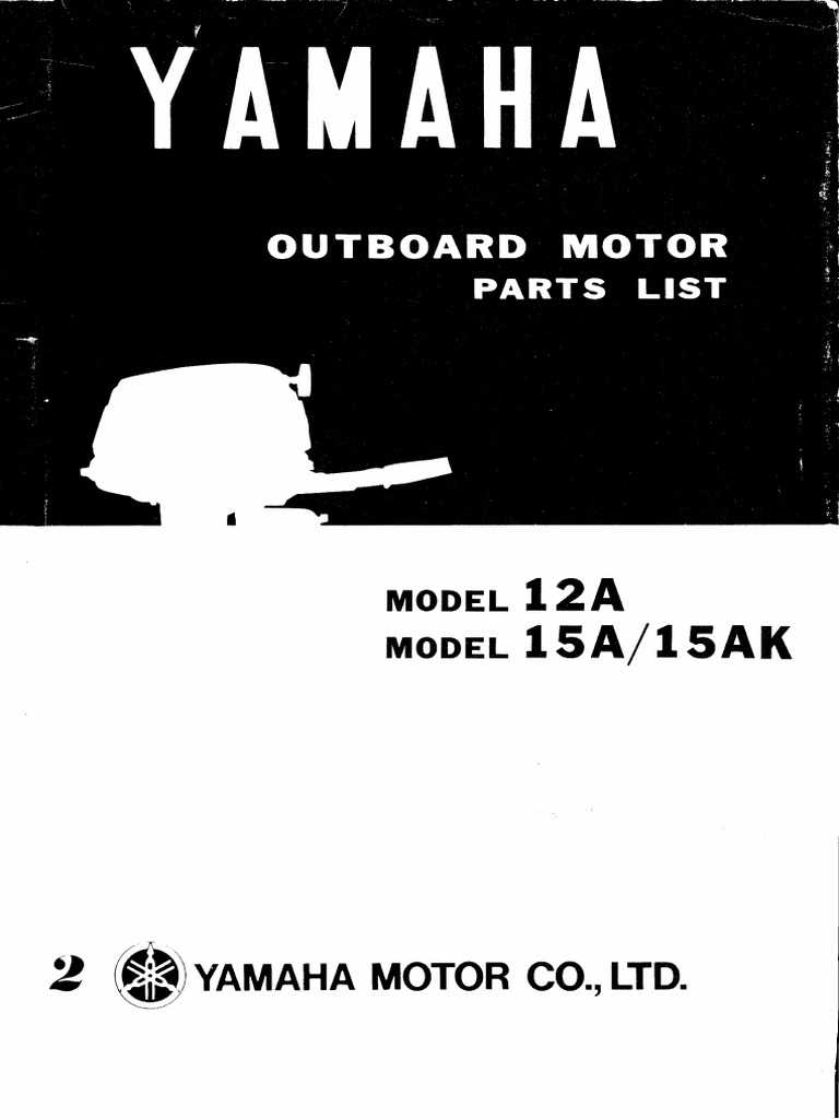 15 HP YAMAHA ENDURO OUTBOARD MANUAL intelligence overview