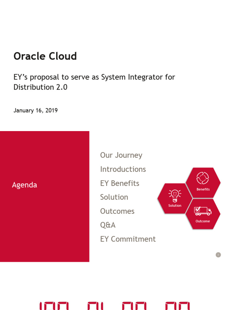 EY Proposal for Distribution 2.0 ERP | PDF | Enterprise Resource ...