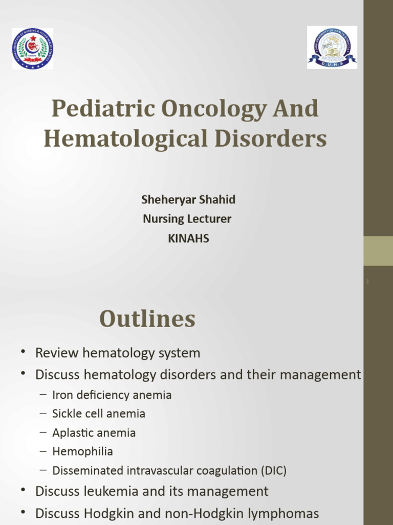 Anemia and Hematological Disorders Overview | PDF | Anemia | Blood Cell