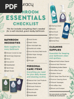 Materials Used To Clean Our Body | PDF