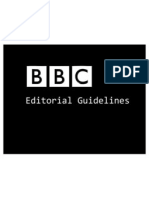 Bbc Ediorial Guidelines