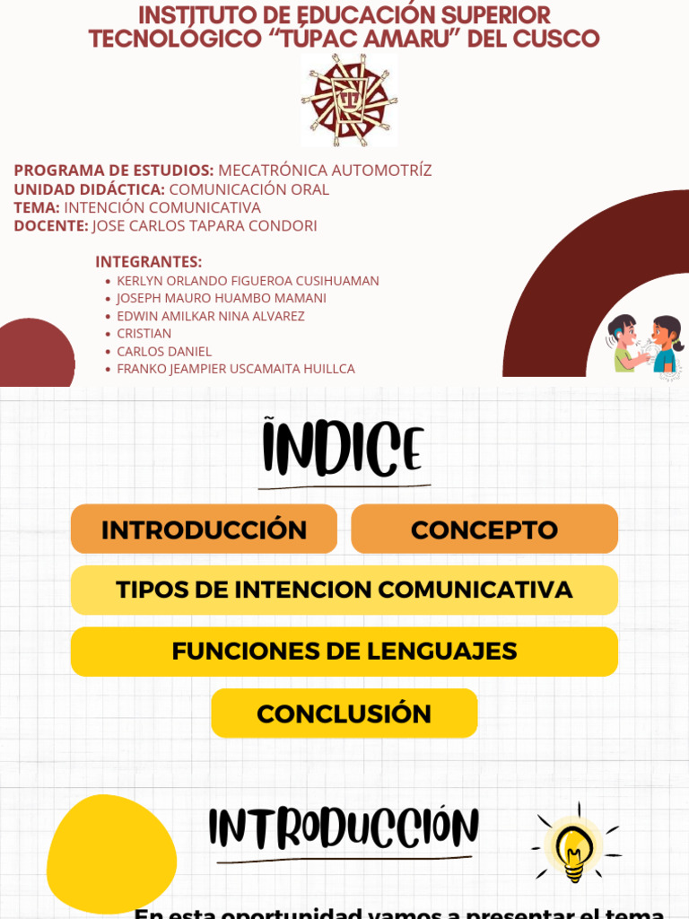 Intención Comunicativa | PDF | Poesía | Comunicación
