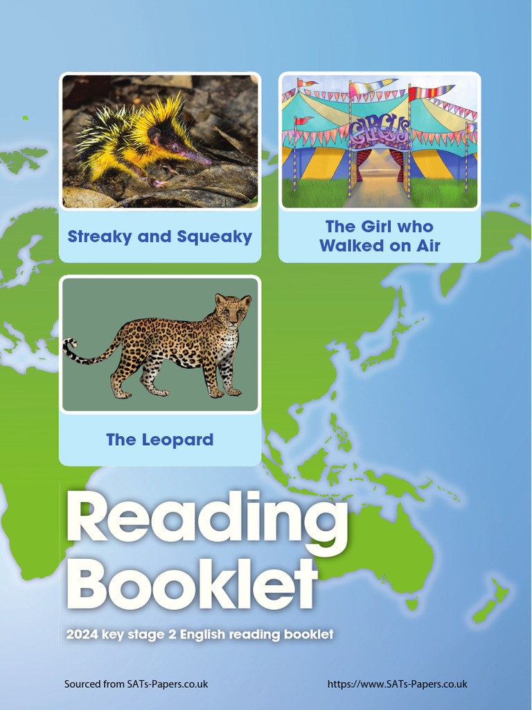 2024 Key Stage 2 Reading Booklet | PDF | Copyright | License