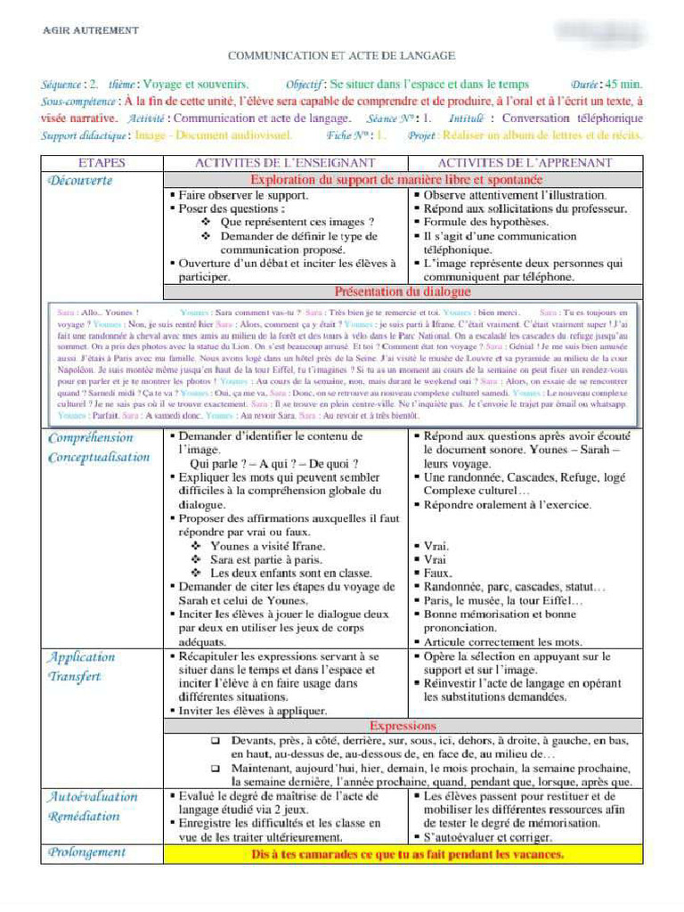 Les Fiches Pédagogique | PDF