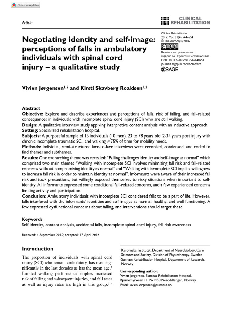 Jorgensen Roaldsen 2016 Negotiating Identity and Self Image Perceptions ...