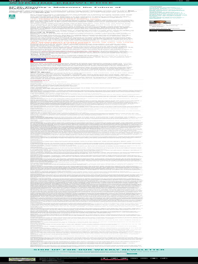 Is JC Penney's Makeover The Future of Retailing? HBS Working